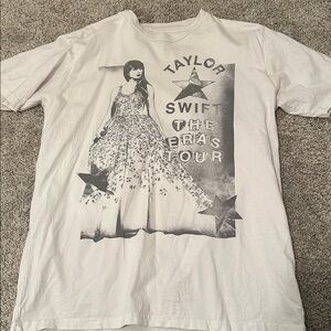 Taylor Swift The Eras Tour Oversized Medium White Shirt